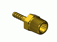 Brass Thread to Hose Barb Adaptor A-111