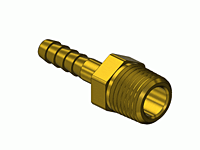 Brass Thread to Hose Barb Adaptor A-112