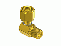 90° External Hose Coupler to Internal Swivel Nut A-194