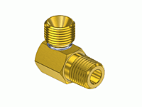 90° External Pipe to External “B” coupler A-335