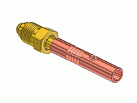 Power Cable Connector with Brass Swivel Nut & Nipple CN-72