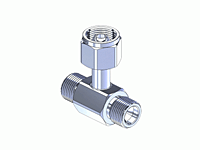 Chrome Plated Brass CGA Manifold Coupler Tee MC-540