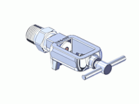 CGA-880 Pin Indexed Yokes for CO<sub>2</sub>/Oxygen Mixture MFY-880-8