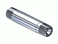 1/4" NPT Male x 2-1/2" Long Pipe Nipple MPF-104