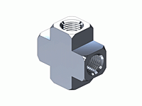 1/4" x 1/4" NPT Female Cross MPF-252