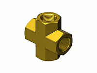 Pipe Thread Fitting - Cross