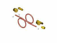 Rigid Pigtail Assemblies with Single & Double Loop PT-590CV