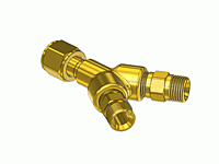 “Y” Connectors without Shut-Off Valves