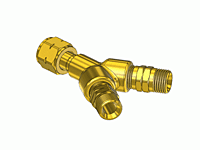 “Y” Connectors without Shut-Off Valves Y-51