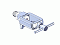 CGA-880 Pin Indexed Yokes for CO<sub>2</sub>/Oxygen Mixture MFY-880-4